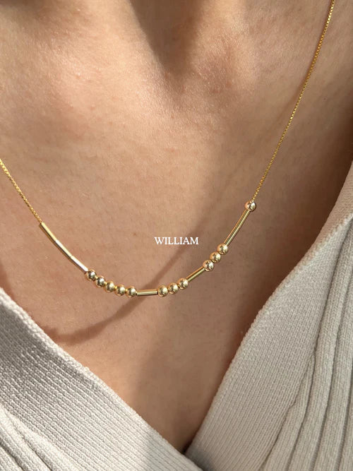 Collier en code Morse
